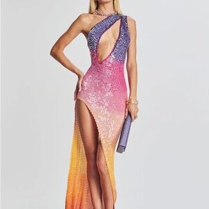 Retrofête - Candide Sequin Crochet Dress